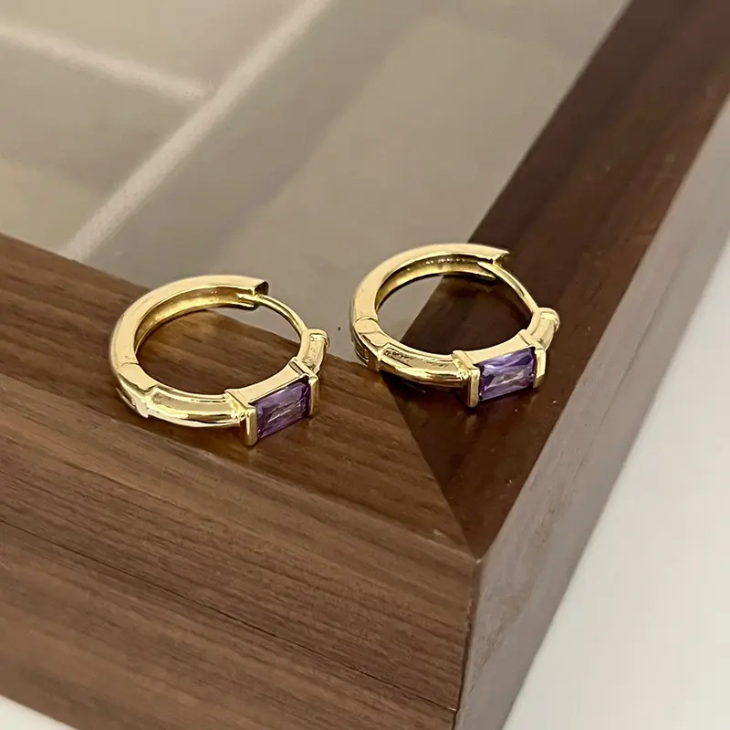 夏季睡觉不用摘耳圈小众设计感高级时尚耳环女耳扣耳钉耳骨钉耳饰