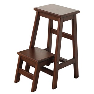 实木折叠凳子家用多功能两用梯子凳子折凳爬梯换鞋 凳折Z叠高凳梯