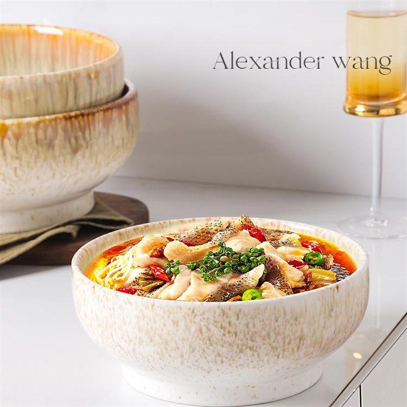 陶瓷调料大碗自助餐厅酱料碗火锅店麻辣烫调料罐T水煮鱼大盆碗商