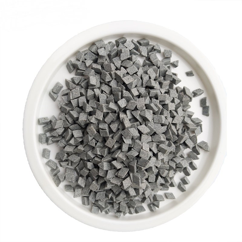 粗磨棕刚玉研磨石斜三角磨料去毛刺F除锈飞边耐磨棕刚玉抛光研磨