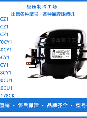 东贝压缩机S50 65 72CZ1A200 220CU1H170CY1A140CY1D65CY1S96CY1