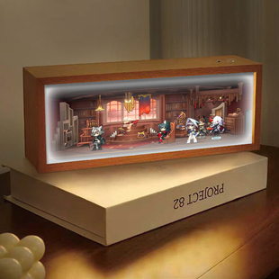 明日方舟基建宿舍周边灯光画电竞房音响小夜灯卧室床头发光小摆件