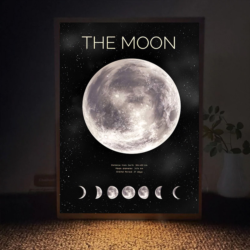 月球蓝牙音响氛围灯生日礼物男生实用摆件高级感送男女朋友小夜灯