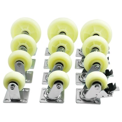 替上隆重载型脚轮JED/JEB/JEA-100/125/150/200万向带刹车固定轮