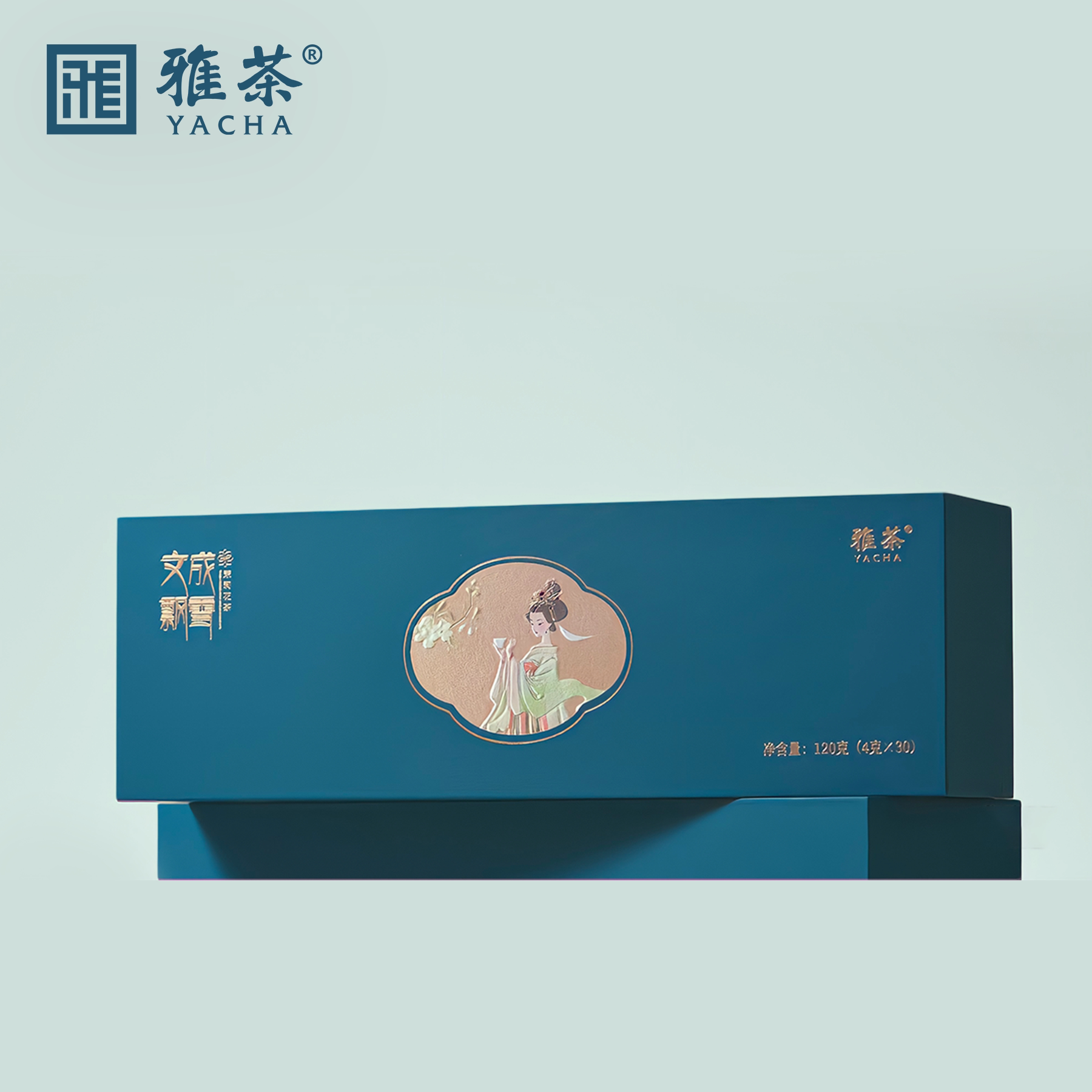 雅茶臻雅系列文成飘雪蒙顶甘露花茶绿茶商务送礼高端礼盒中秋礼盒