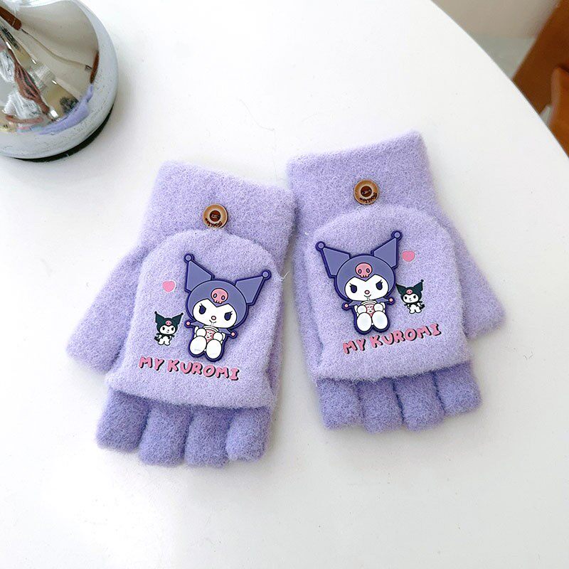 库洛米儿童手套秋冬季保暖