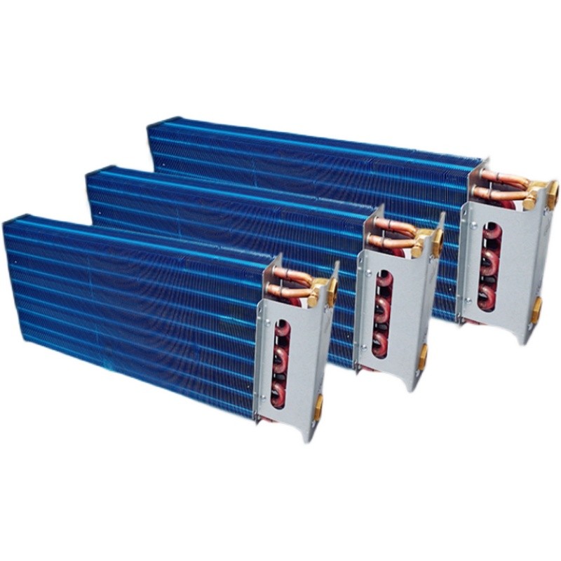 风机盘管表冷器铜管冷凝蒸发器中央空调铝箔散热器水暖.空调换热