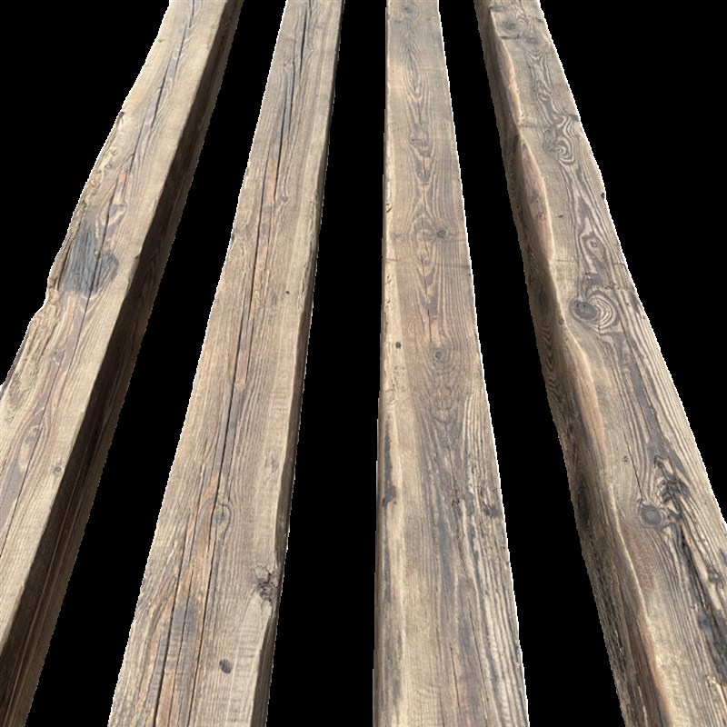 防腐木立柱风化老榆木柱子原x木隔断装饰方柱旧房梁古建筑老木头