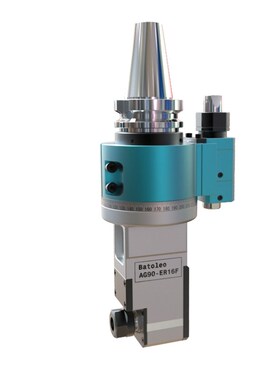 内缩式侧铣头BT40/50 ErR25/20/16/11 90度角度头CNC孔内加工用