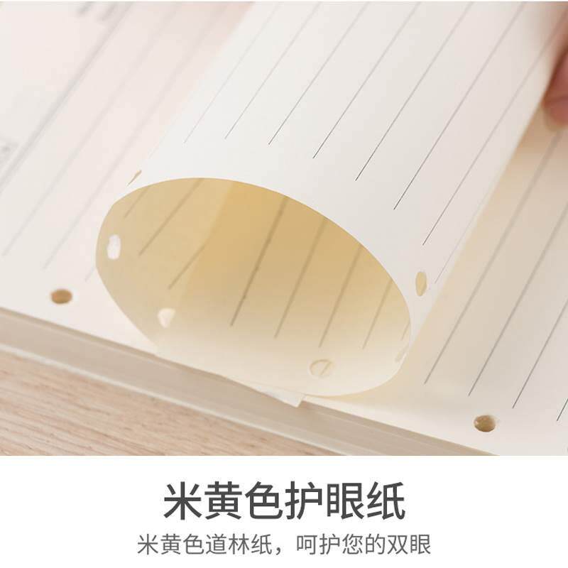 本页5baeb1f1e本替芯孔活页纸6活页本内芯5a活页替芯9B5可替换孔