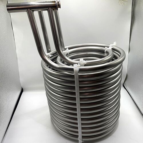 304不锈钢3P5P10P15匹冷水机制冷盘管N蒸发器换热器冷却散冷器
