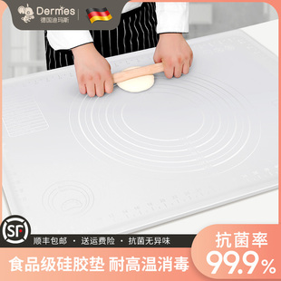 透明矽胶揉面垫食品级加厚烘焙垫面板家用M和面板矽胶垫擀麪垫案