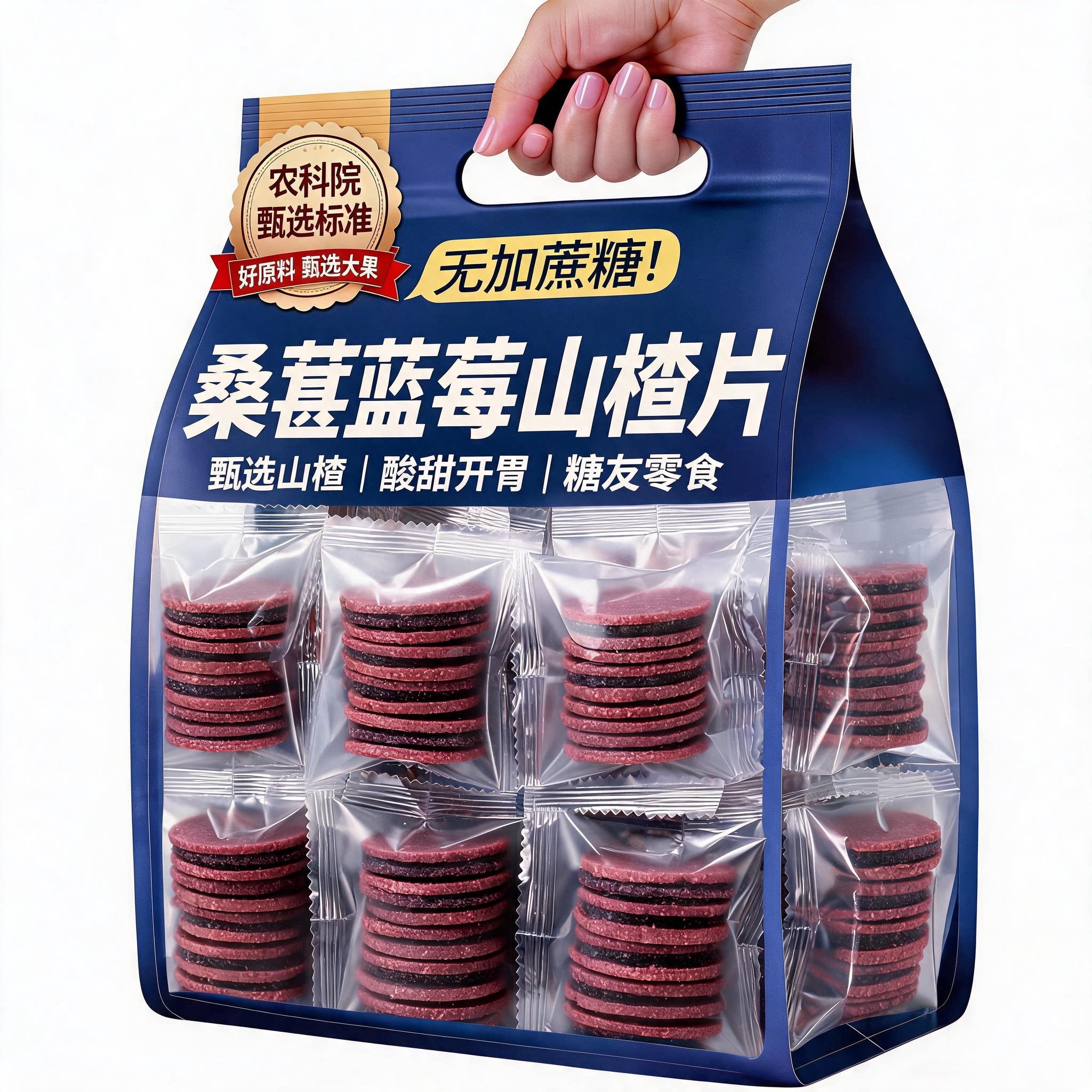 特级山楂片干正宗无添加官方旗舰店零食蓝莓桑葚儿童健康营养食品