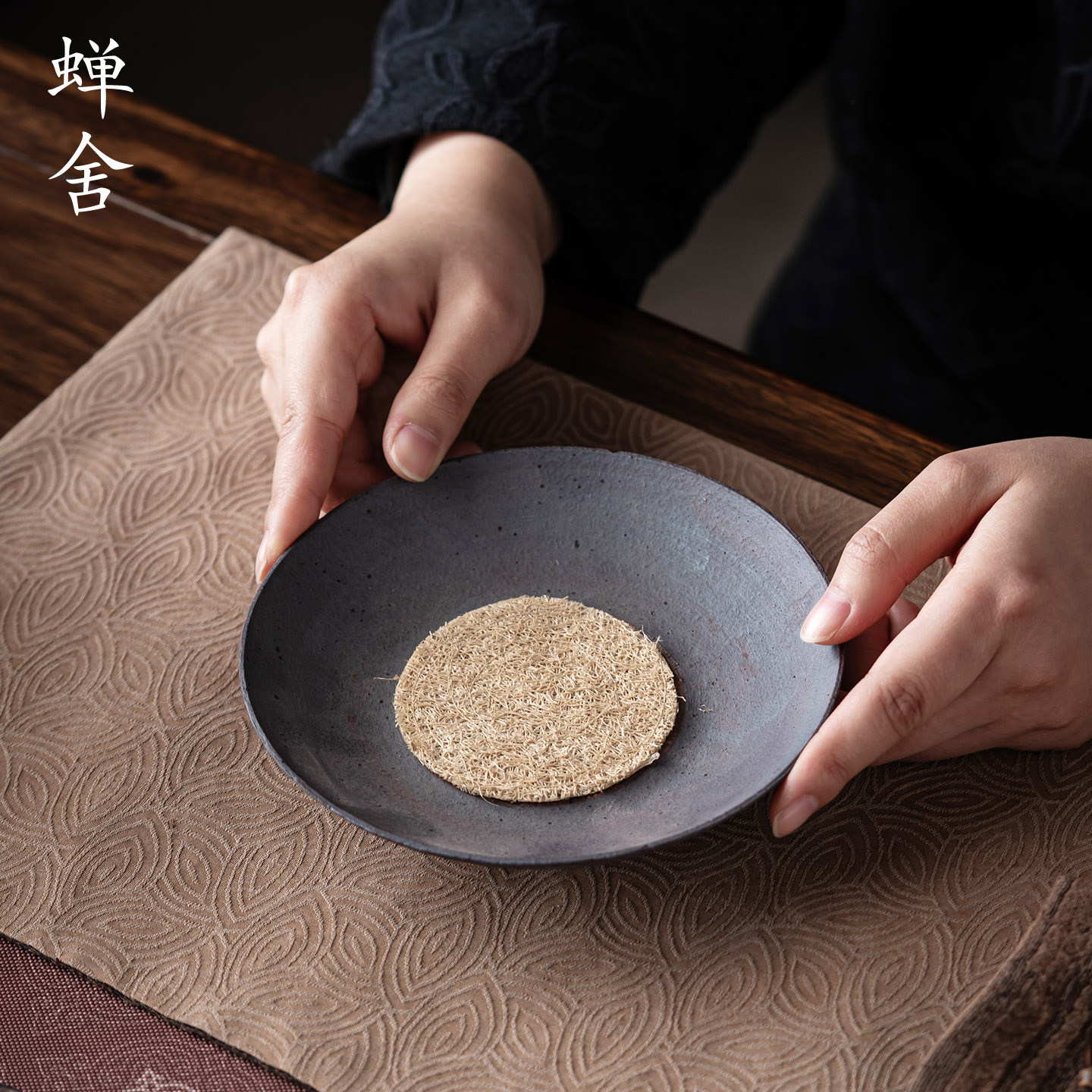 蝉舍粗陶壶承中国风茶道茶具配件禅意茶盘精美新中式复古茶道零配,餐饮具,茶道/零配,淘宝优惠券,粉丝福利购,淘宝优惠卷