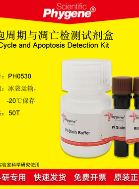 PH0530 细胞周期与凋亡检测试剂盒 50T 可开票 PHYGENE