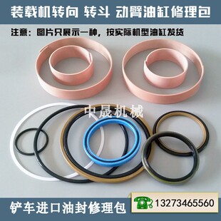 载机转向转斗动臂翻斗大臂小臂举升油缸配件 进口油封柳工850H装