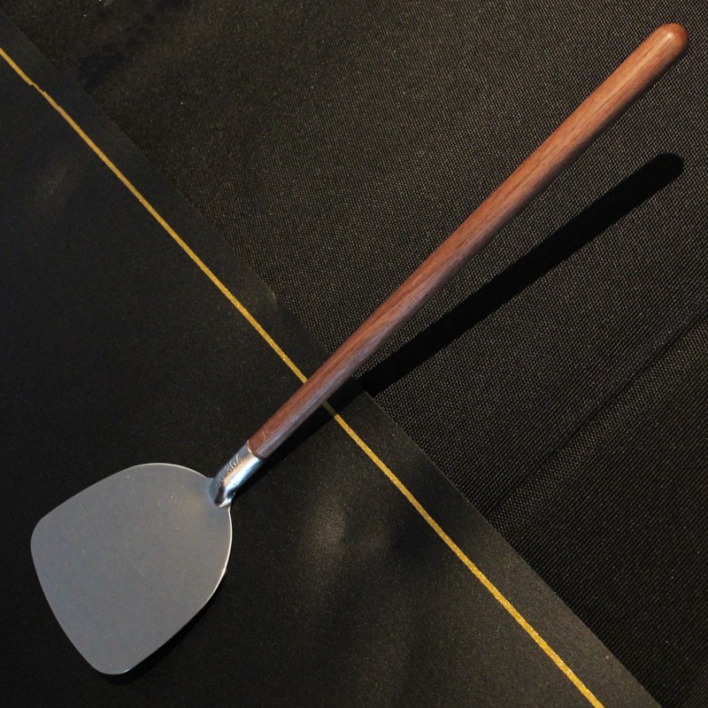 304不锈钢迷你锅铲日式胡桃木勺铲不粘锅专用厨具多功能炒菜铲子