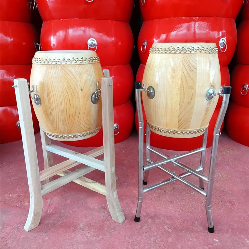 牛皮高音战鼓6.5寸戏曲剧场京剧椿木手工原木牛皮鼓白茬堂鼓法鼓