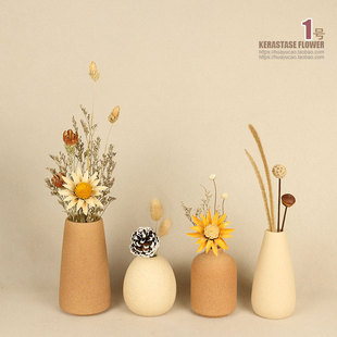 干花摆件装 饰品摆件家居饰品客厅摆设电视柜玄关房间花瓶花束插花