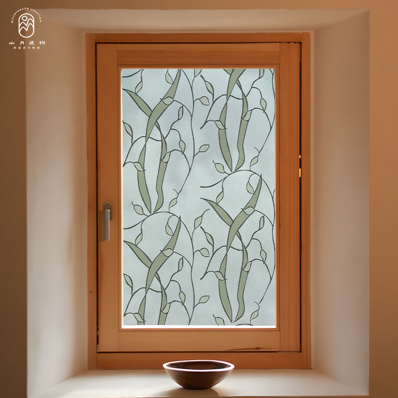 法式玻璃贴纸透光不透明防走光防窥膜贴纸浴室卫生间窗户静电装饰,家居饰品,玻璃膜/贴,淘宝优惠券,粉丝福利购,淘宝优惠卷
