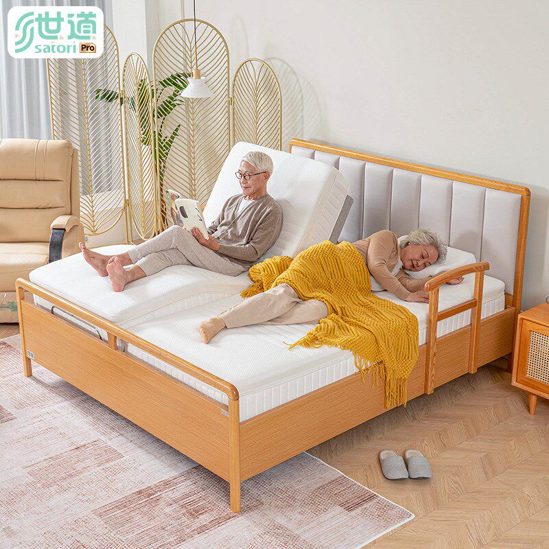 世道适老床电动智能床多功能双人床零重力分体电动床