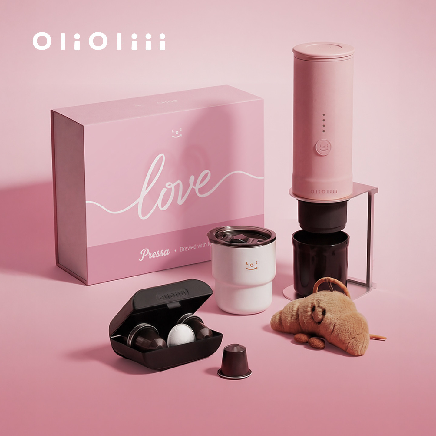 OliOliii便携意式咖啡机爱意礼盒