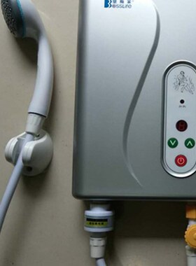 堡斯莱A581即热式小型家用电热水器过水速热恒温发廊租房洗澡淋浴