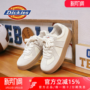 休闲板鞋 春季 女款 百搭运动德训鞋 Dickies女鞋 子女小白鞋 2026新款