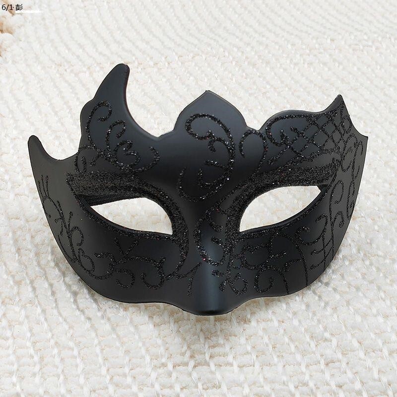 面具半脸男网红直播唱歌派对神秘古风汉服威尼斯情趣化妆舞会假面图片