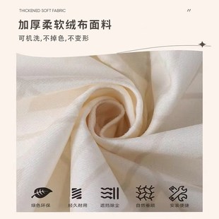 空调挡风门帘防冷气卧室房间家用隔断帘免打孔伸缩V杆布艺遮挡挂