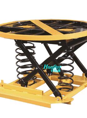 MJ-Z2001圆形弹簧固定平台车自动弹簧式升降平台自重升降升降机