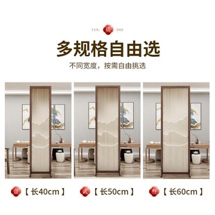 中国风房间分割神器屏风 实木高端屏风隔断玄关客厅折叠移动新中式
