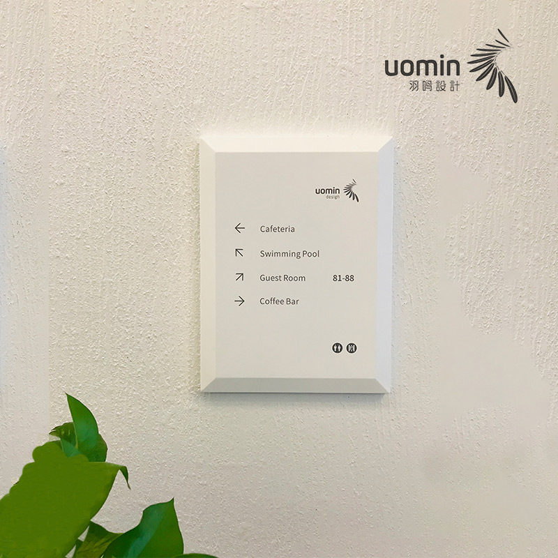 时尚楼层索引牌写字楼公司酒店医院楼层广告导向导示牌门牌定制做