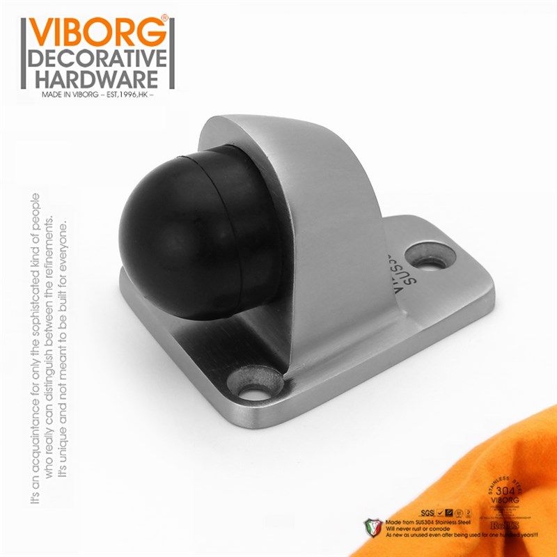 香港域堡 304不锈钢浴室门顶 挡块实木门档 橡胶门阻 玻璃门碰