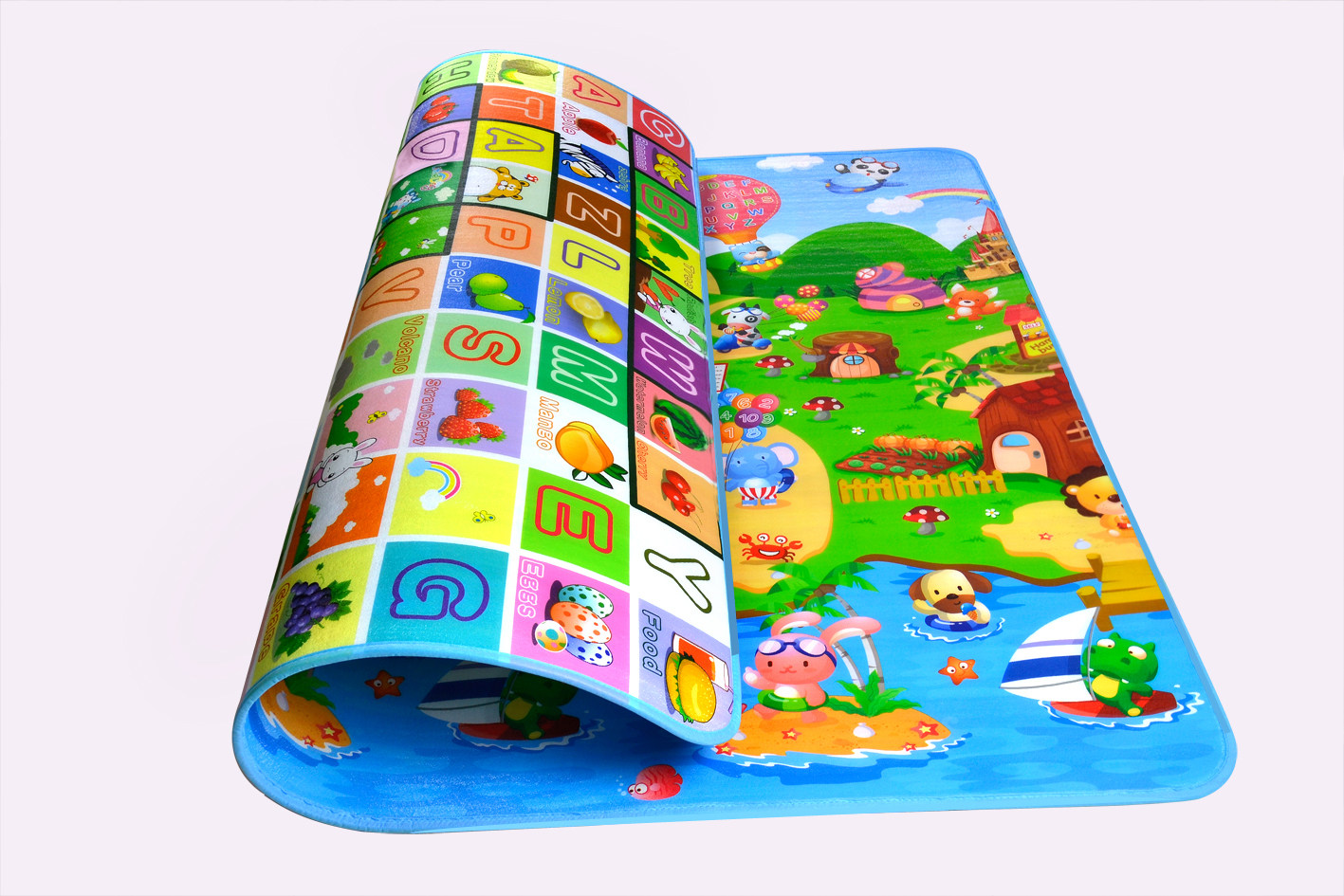 大号小孩子爬行垫铺垫BB铺地上隔凉垫地毯儿童地板垫泡沫塑料地垫