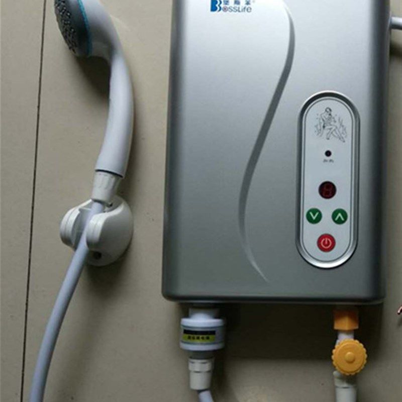 堡斯莱A581即热式小型家用电热水器过水速热恒温发廊租房洗澡淋浴