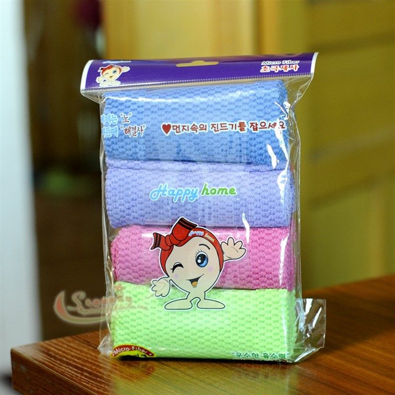 韩国进口家用竹纤维抹布强力吸水去污百洁布擦家具灶台餐桌抹布,家庭/个人清洁工具,抹布,淘宝优惠券,粉丝福利购,淘宝优惠卷