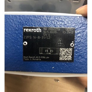 力士乐Z2FS16 S2订货号R900457256节流阀Rexroth德国原装
