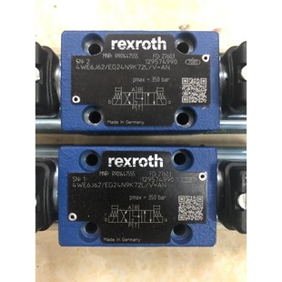 力士乐REXROTH电磁阀R901447555 V=AN德国产 4WE6J62 EG24N9K72L