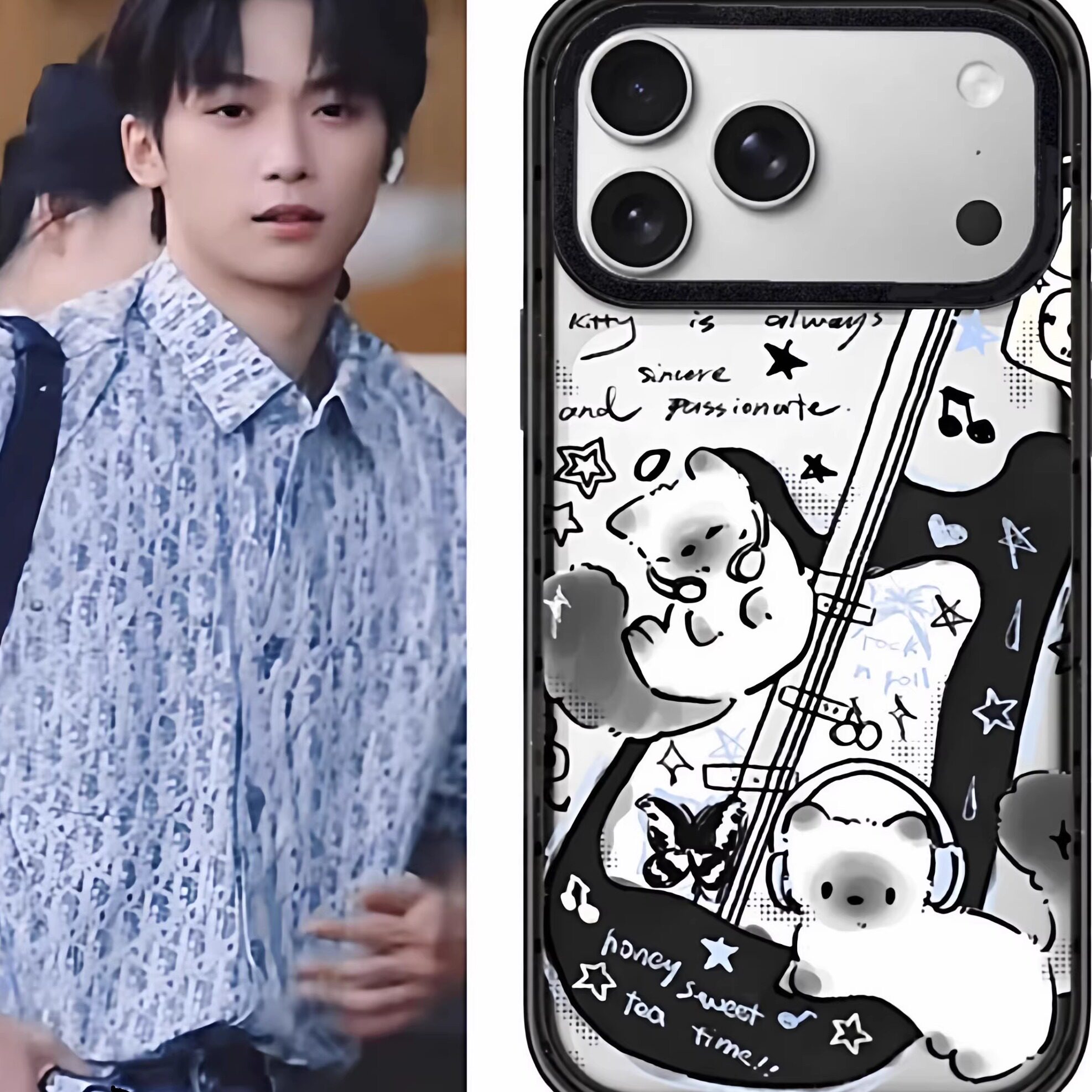 【PX＆FC】梓渝摇滚小猫苹果17pro/air手机壳星宇橙色适用iPhone16promax/15plus/14/13/12/11防摔保护套磁吸