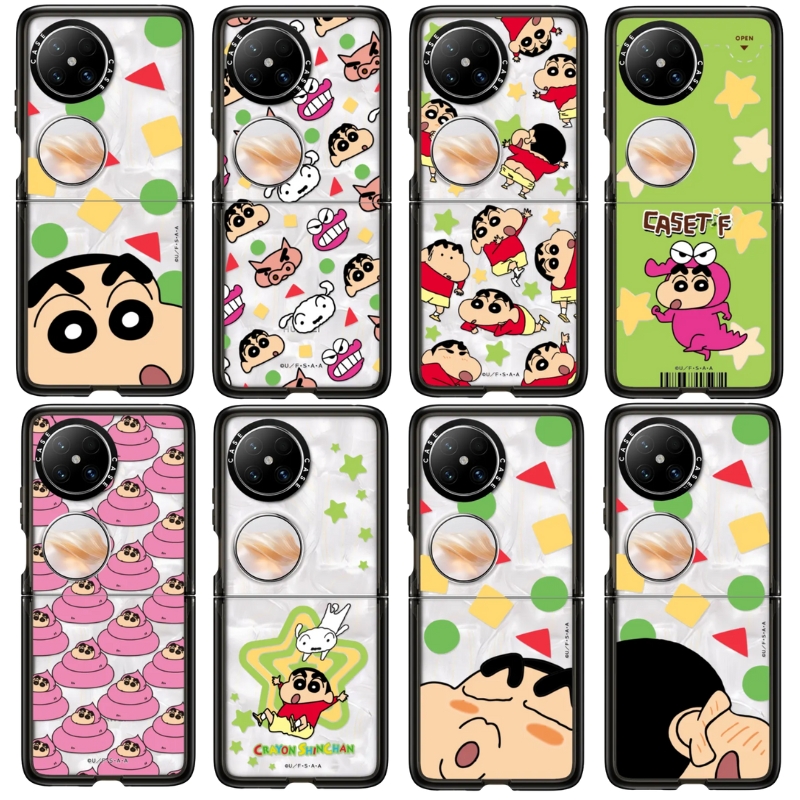 【PX＆FC】小新适用于华为HUAWEI Pocket2手机壳卡通可爱防摔保护套情侣软壳