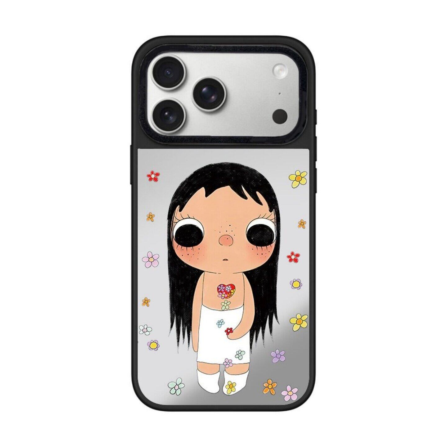 【PX＆FC】小玉yuyu胸口爱心碎花手机壳适用苹果17/16promax保护套iphone15/14pro/plus防摔13/12磁吸Magsafe