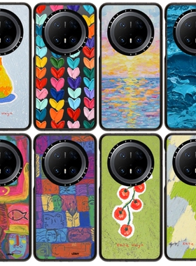 【PX＆FC】蓝色海浪适用于华为Mate70Pro手机壳Magsafe磁吸亚克力防摔保护套