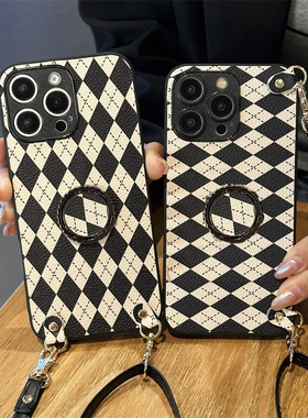 适用小米POCOF6PRO手机壳F6斜跨绳F5Pro折叠支架F5背带F4Gt懒人F3商务F2Pro复古F1小众f2时尚防摔创意保护套