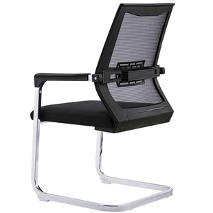 办公椅 家用书房电脑椅弓形会议椅接待会客室椅子网布麻将椅