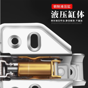 铰链304不锈钢柜门合页厨柜配件五金件橱门缓冲合叶中弯折叠静音