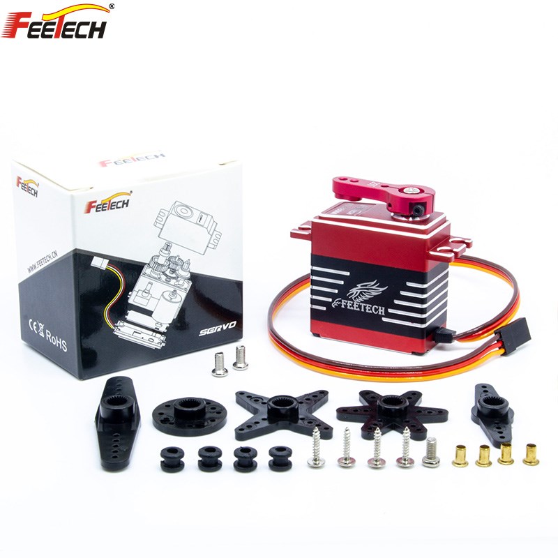 180度防水舵机25/30/35kg全金属大扭力FT5830MFT5835攀爬车机器人