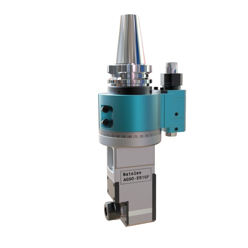 内缩式侧铣头BT40/50 ER25/20/16/11 9N0度角度头CNC孔内加工用