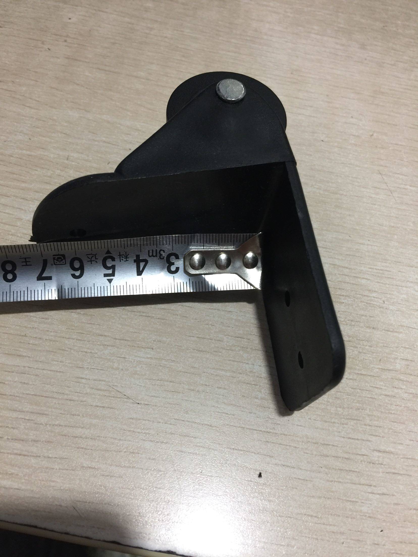 直角轮 包装箱专用胶轮 拉杆箱专用胶轮 脚轮 P 铝合金包装箱配件