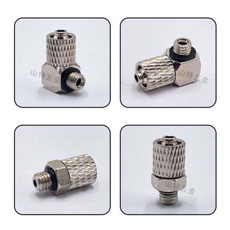 气动迷你微型快拧直通MPC3/4/v6-M3/M4/M5/M6弯头MPL 三通软管接